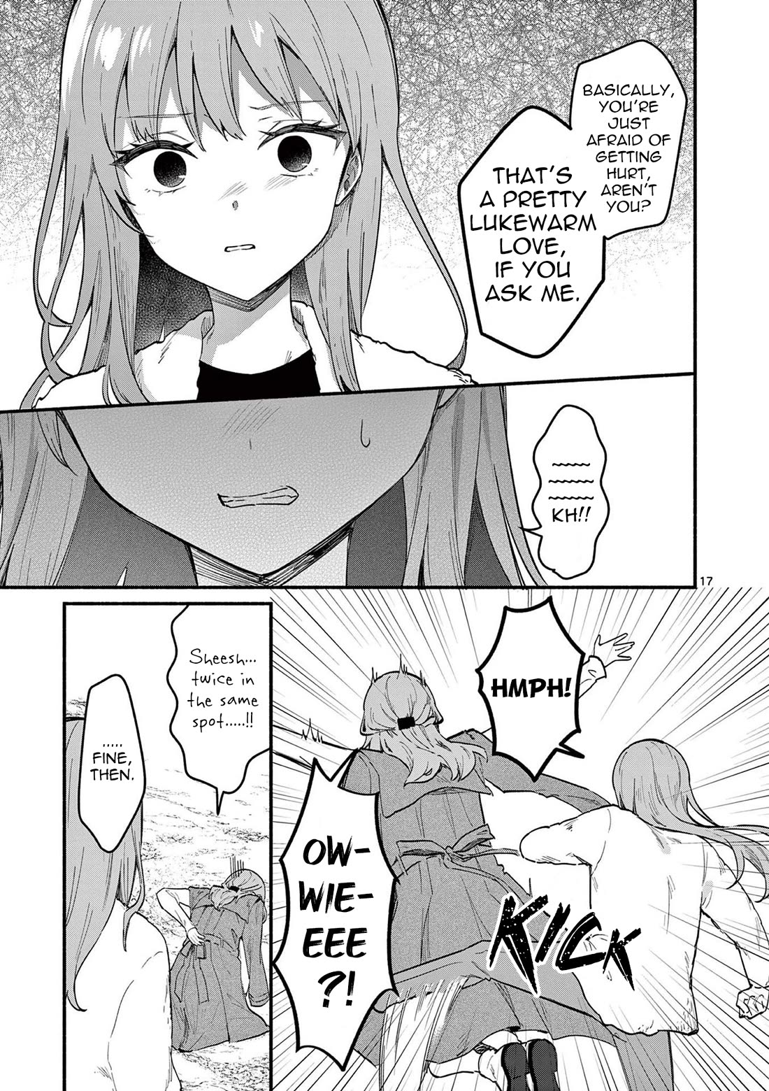 Shiotaiou no Sato-san ga Ore ni dake Amai chapter 74 page 17