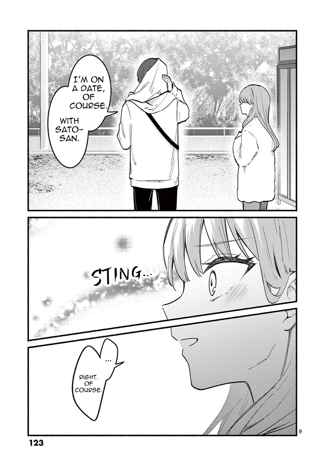 Shiotaiou no Sato-san ga Ore ni dake Amai chapter 74 page 9