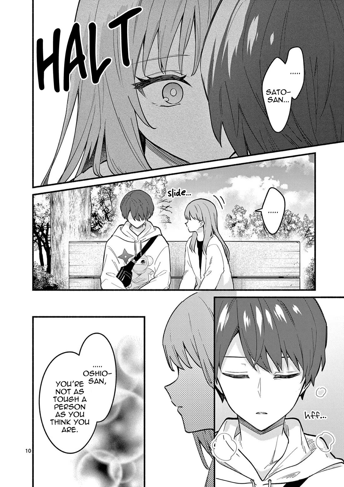 Shiotaiou no Sato-san ga Ore ni dake Amai chapter 78 page 10
