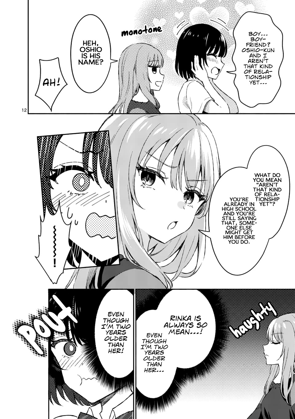 Shiotaiou no Sato-san ga Ore ni dake Amai chapter 8 page 12