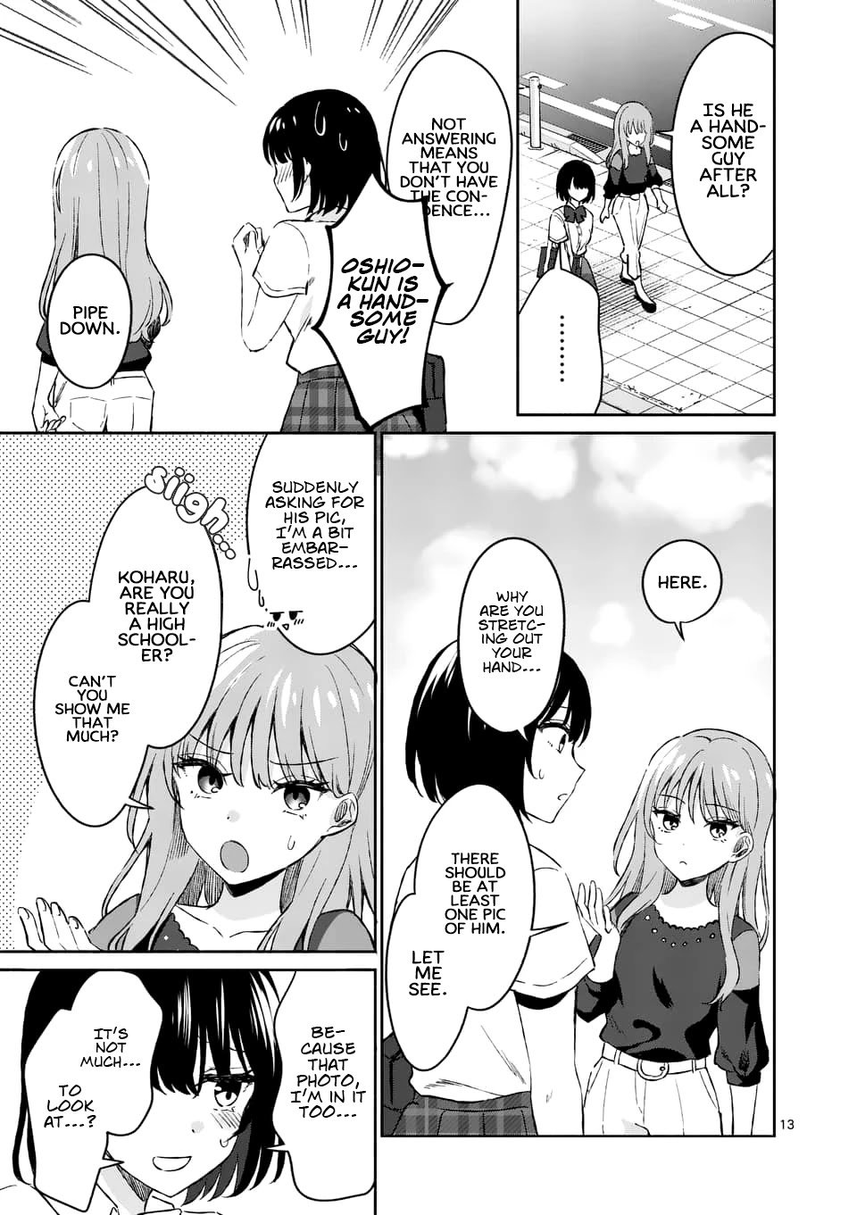 Shiotaiou no Sato-san ga Ore ni dake Amai chapter 8 page 13