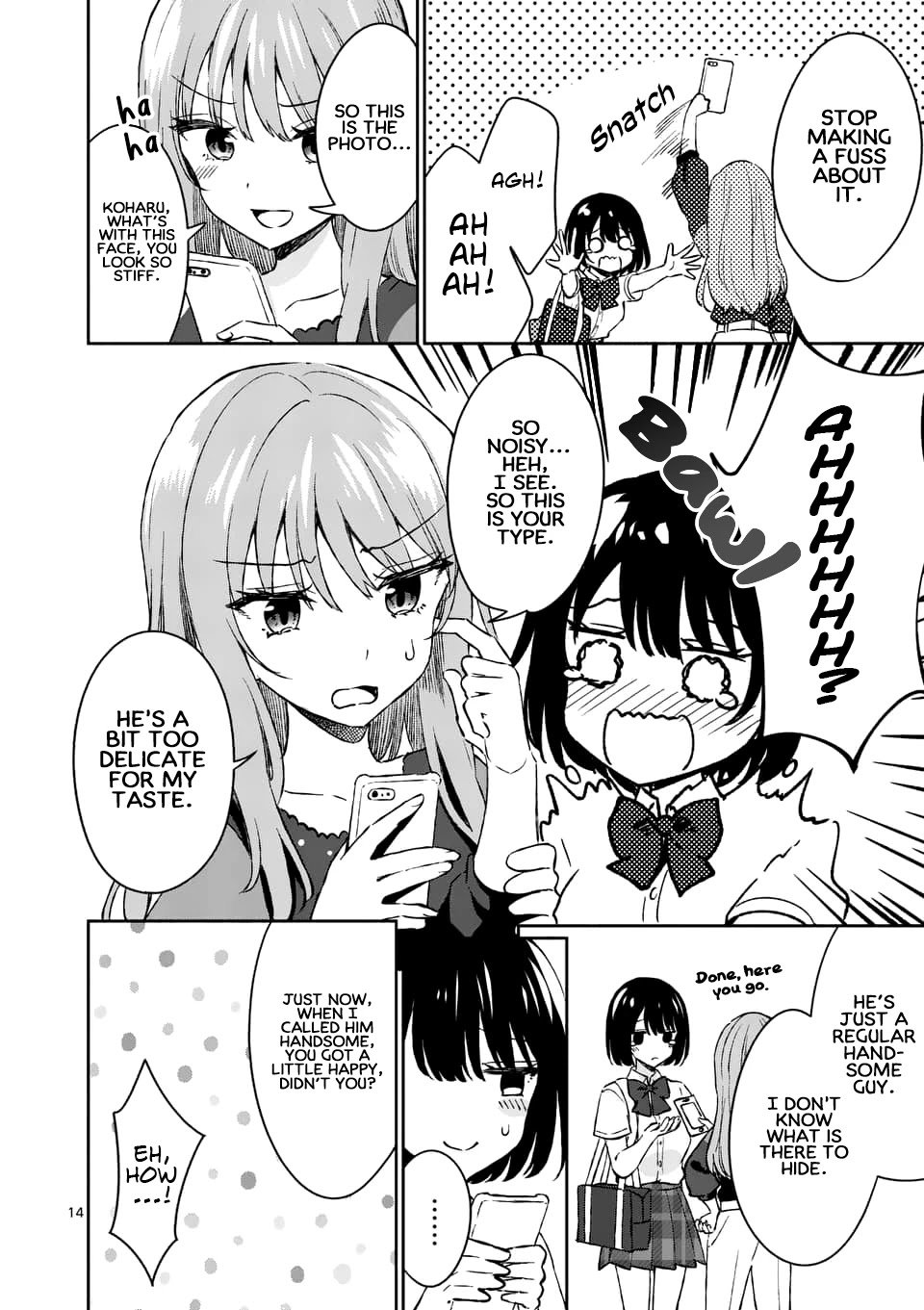 Shiotaiou no Sato-san ga Ore ni dake Amai chapter 8 page 14