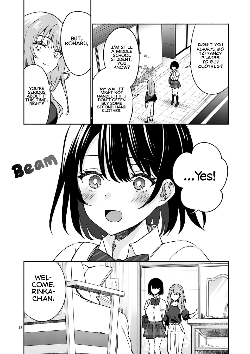 Shiotaiou no Sato-san ga Ore ni dake Amai chapter 8 page 18