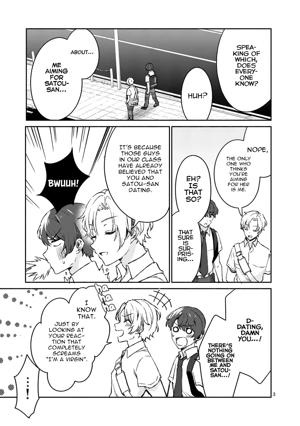 Shiotaiou no Sato-san ga Ore ni dake Amai chapter 8 page 3