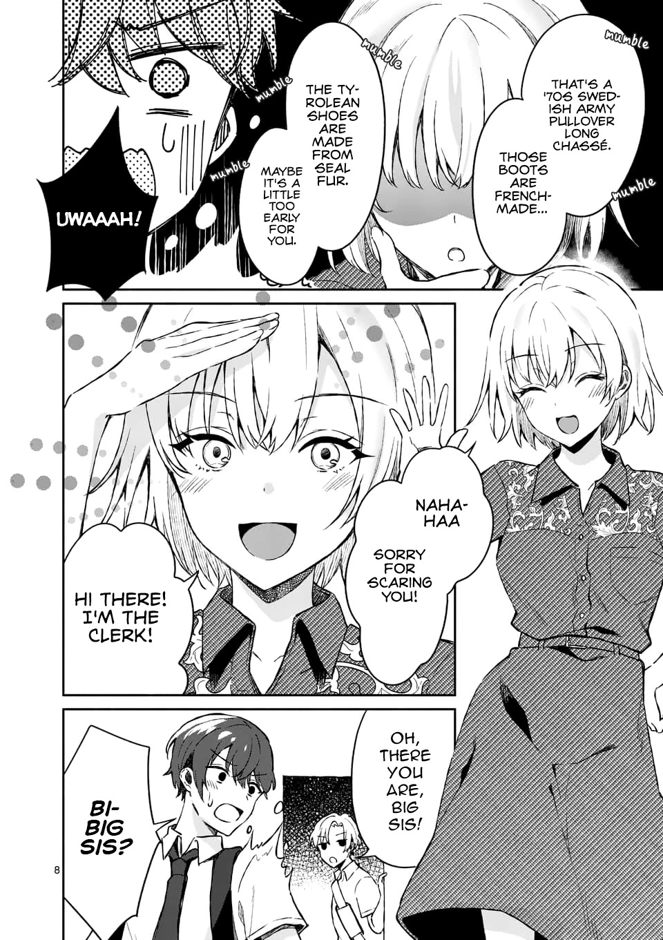 Shiotaiou no Sato-san ga Ore ni dake Amai chapter 8 page 8