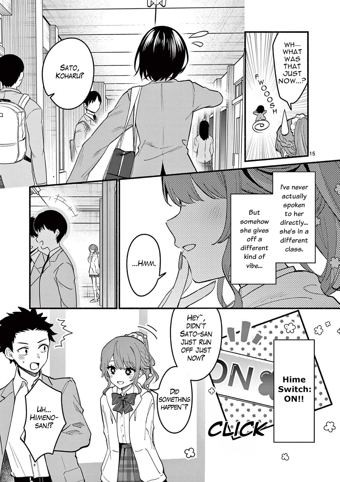 Shiotaiou no Sato-san ga Ore ni dake Amai chapter 81 page 15