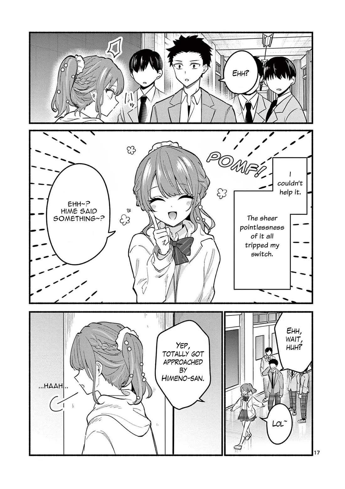 Shiotaiou no Sato-san ga Ore ni dake Amai chapter 81 page 17