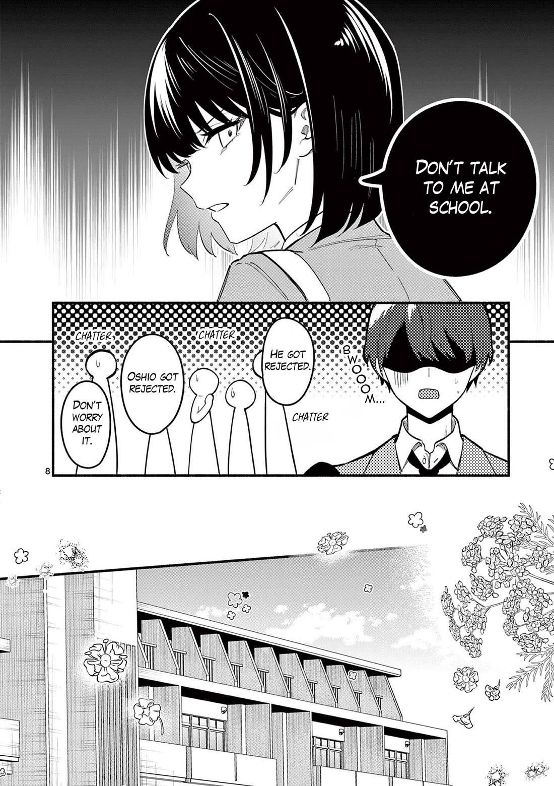 Shiotaiou no Sato-san ga Ore ni dake Amai chapter 81 page 8