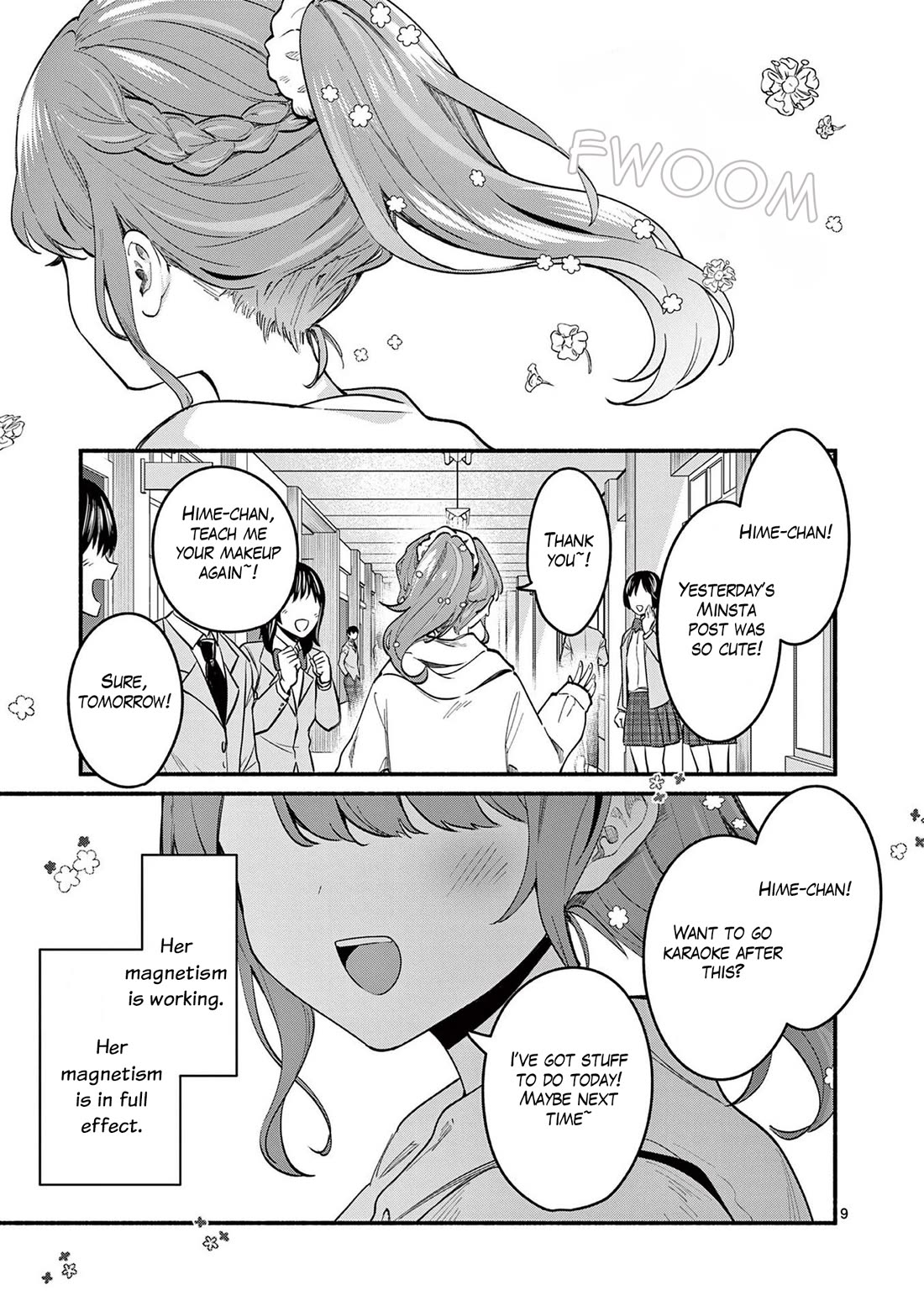 Shiotaiou no Sato-san ga Ore ni dake Amai chapter 81 page 9