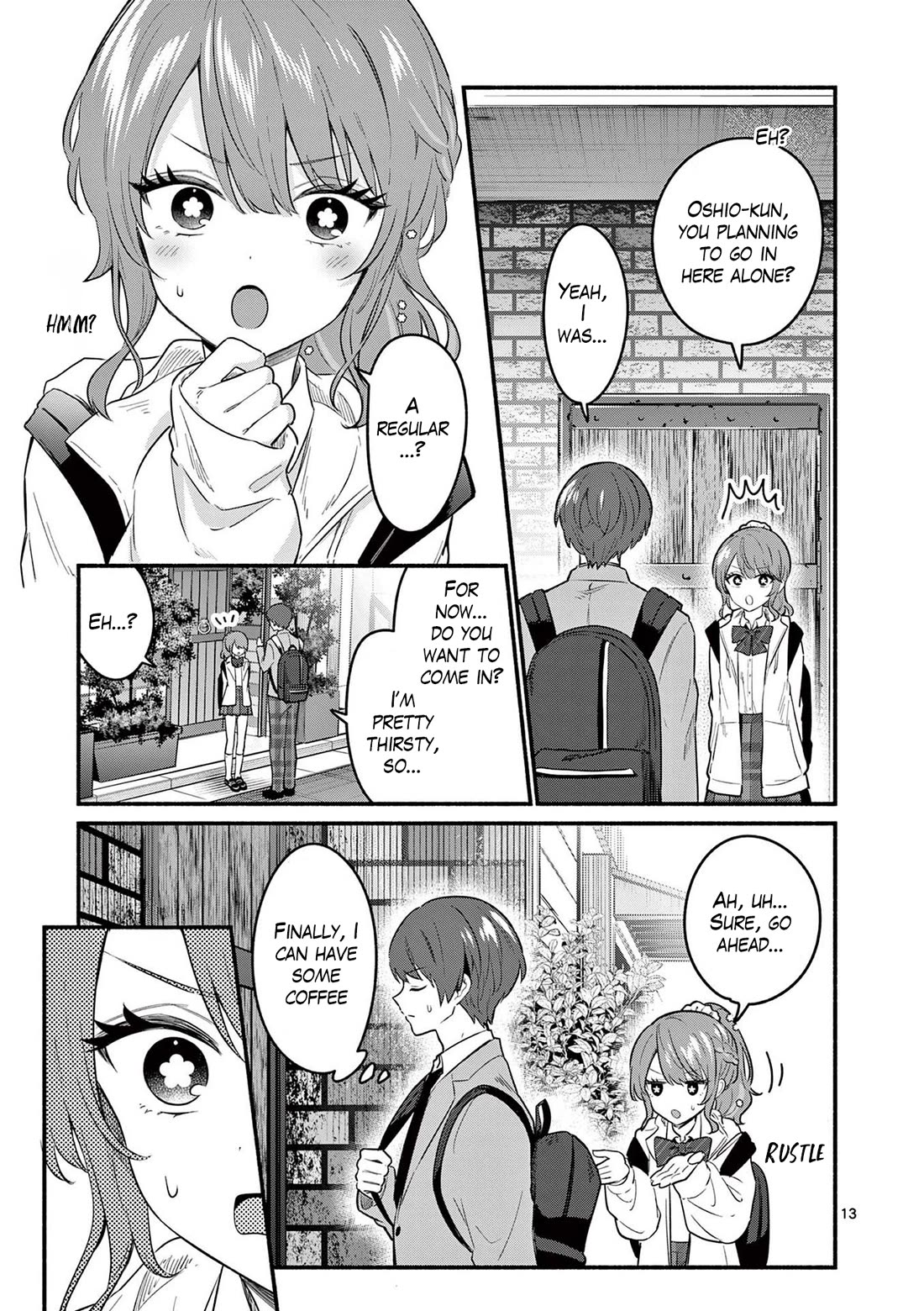Shiotaiou no Sato-san ga Ore ni dake Amai chapter 83 page 13