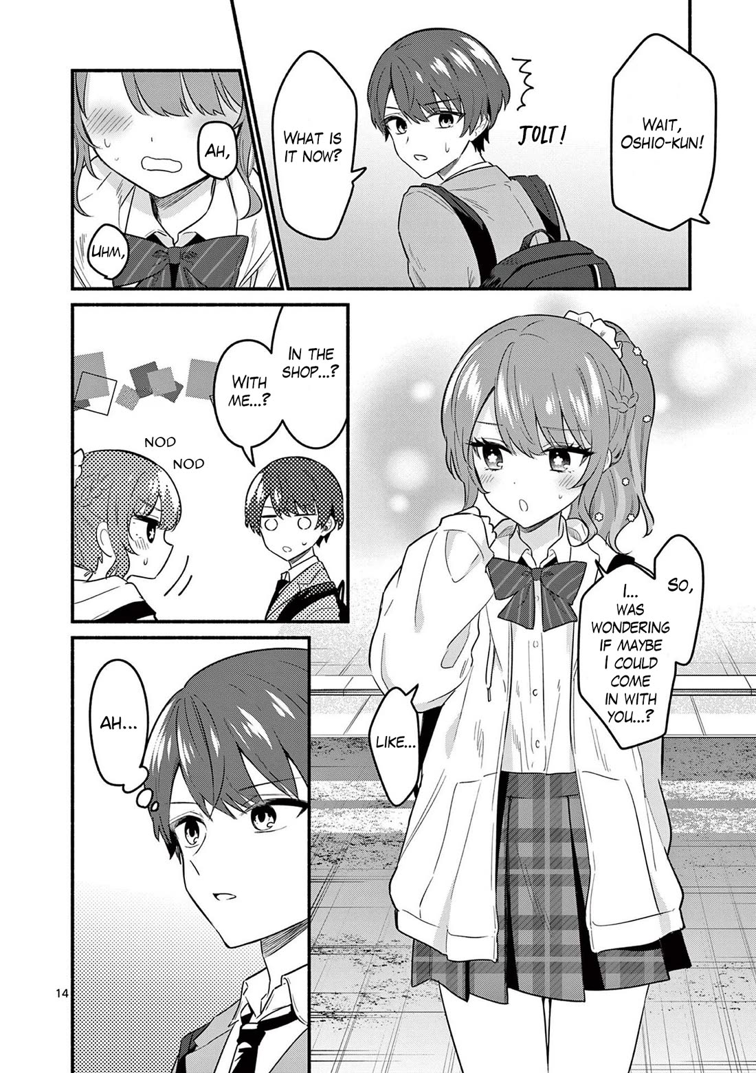 Shiotaiou no Sato-san ga Ore ni dake Amai chapter 83 page 14