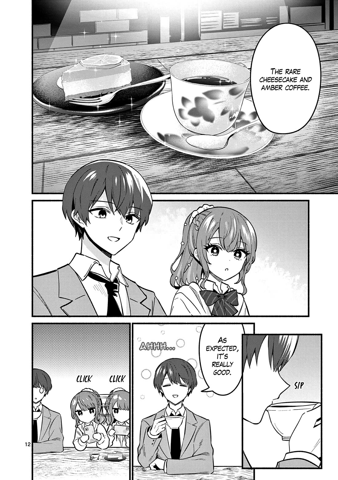 Shiotaiou no Sato-san ga Ore ni dake Amai chapter 84 page 12