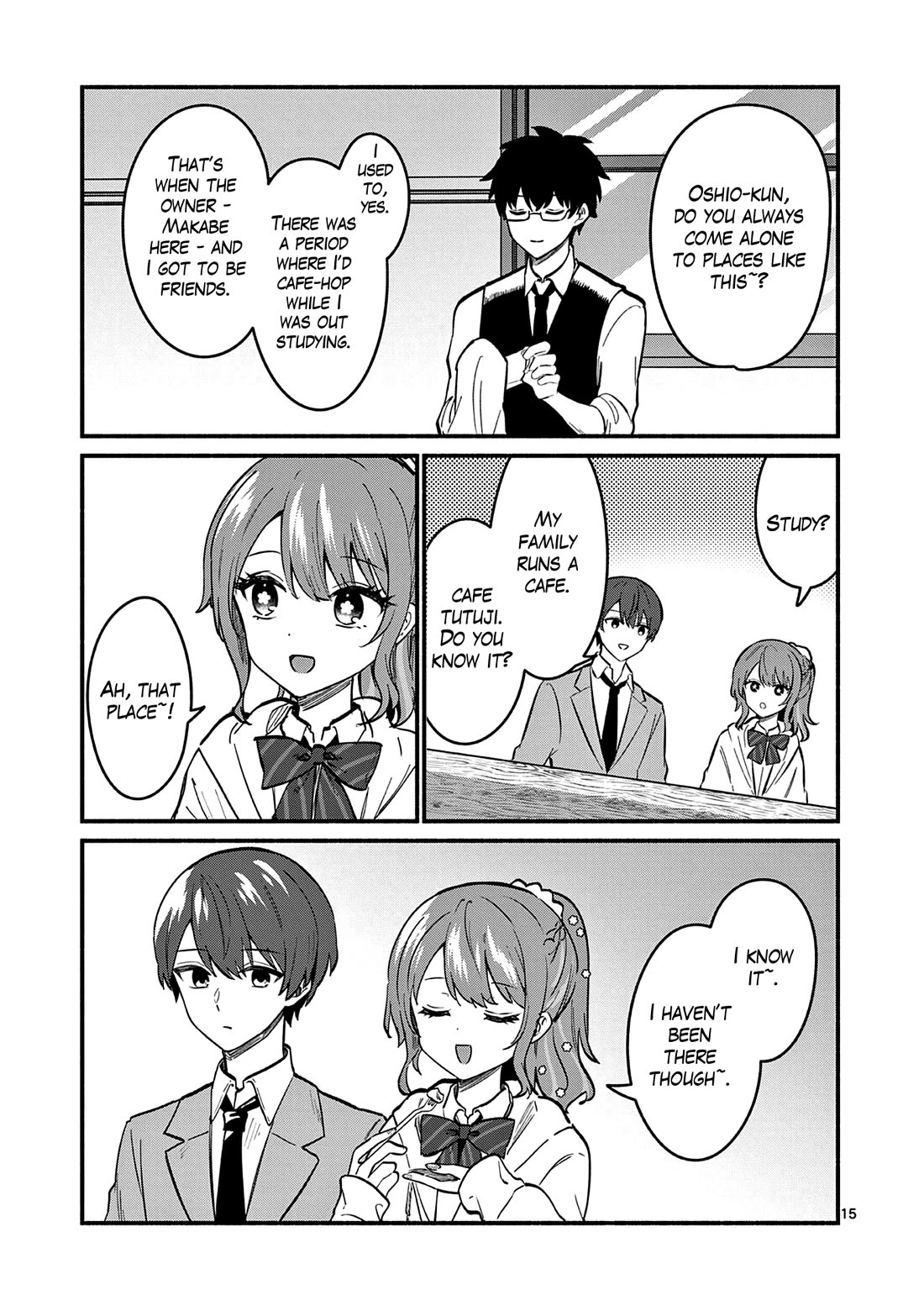 Shiotaiou no Sato-san ga Ore ni dake Amai chapter 84 page 15