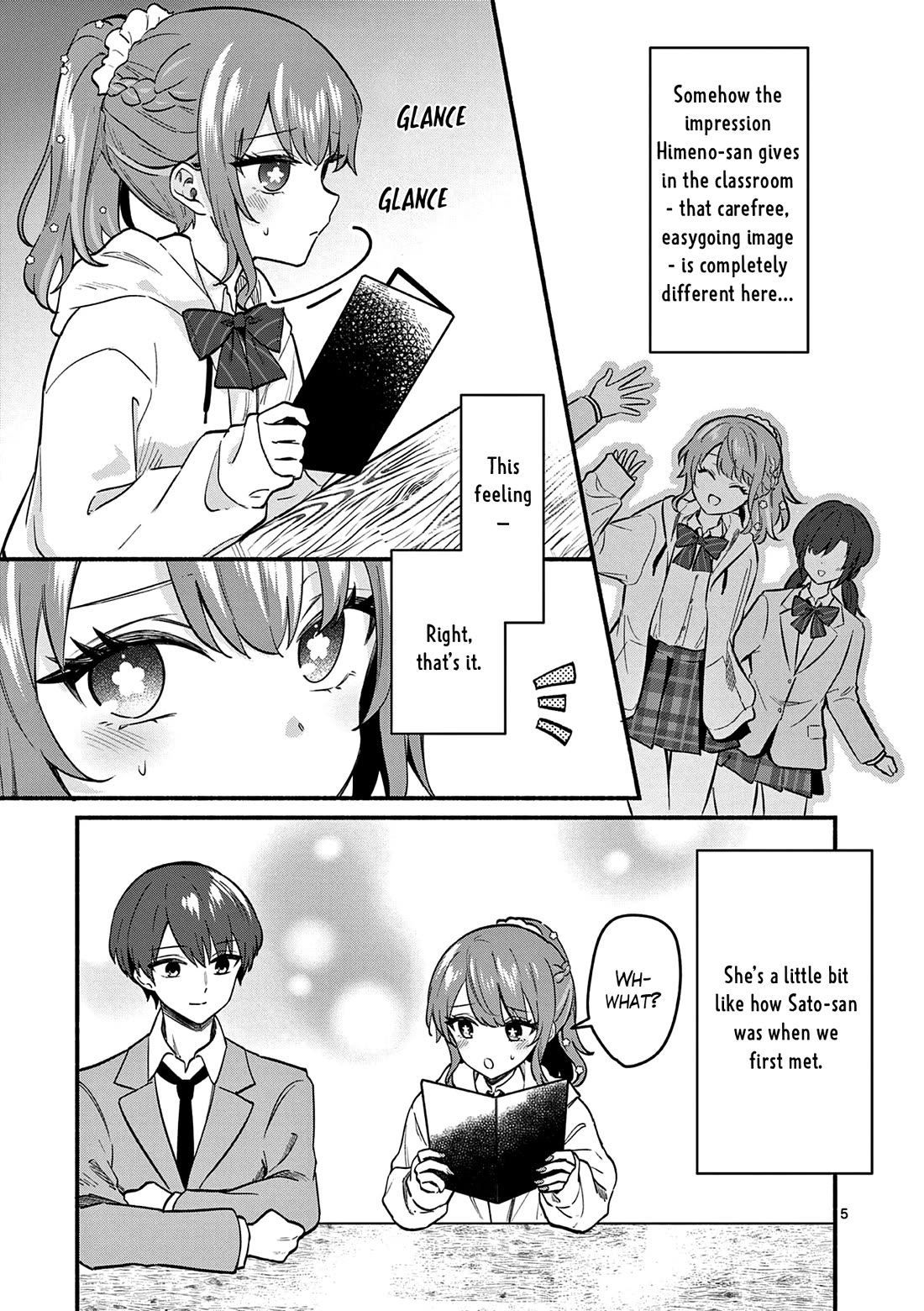 Shiotaiou no Sato-san ga Ore ni dake Amai chapter 84 page 5