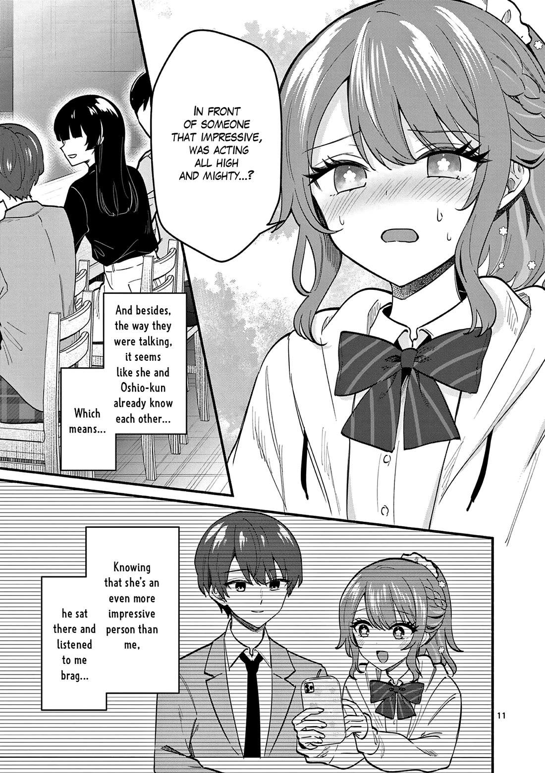 Shiotaiou no Sato-san ga Ore ni dake Amai chapter 85 page 11