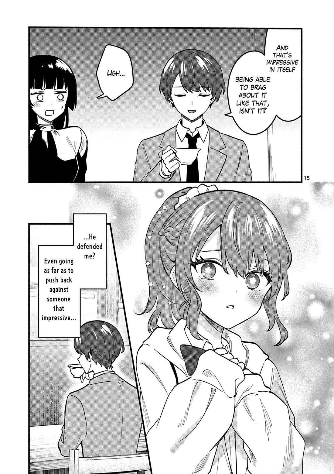 Shiotaiou no Sato-san ga Ore ni dake Amai chapter 85 page 15