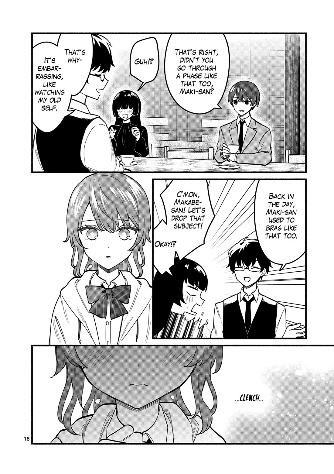 Shiotaiou no Sato-san ga Ore ni dake Amai chapter 85 page 16