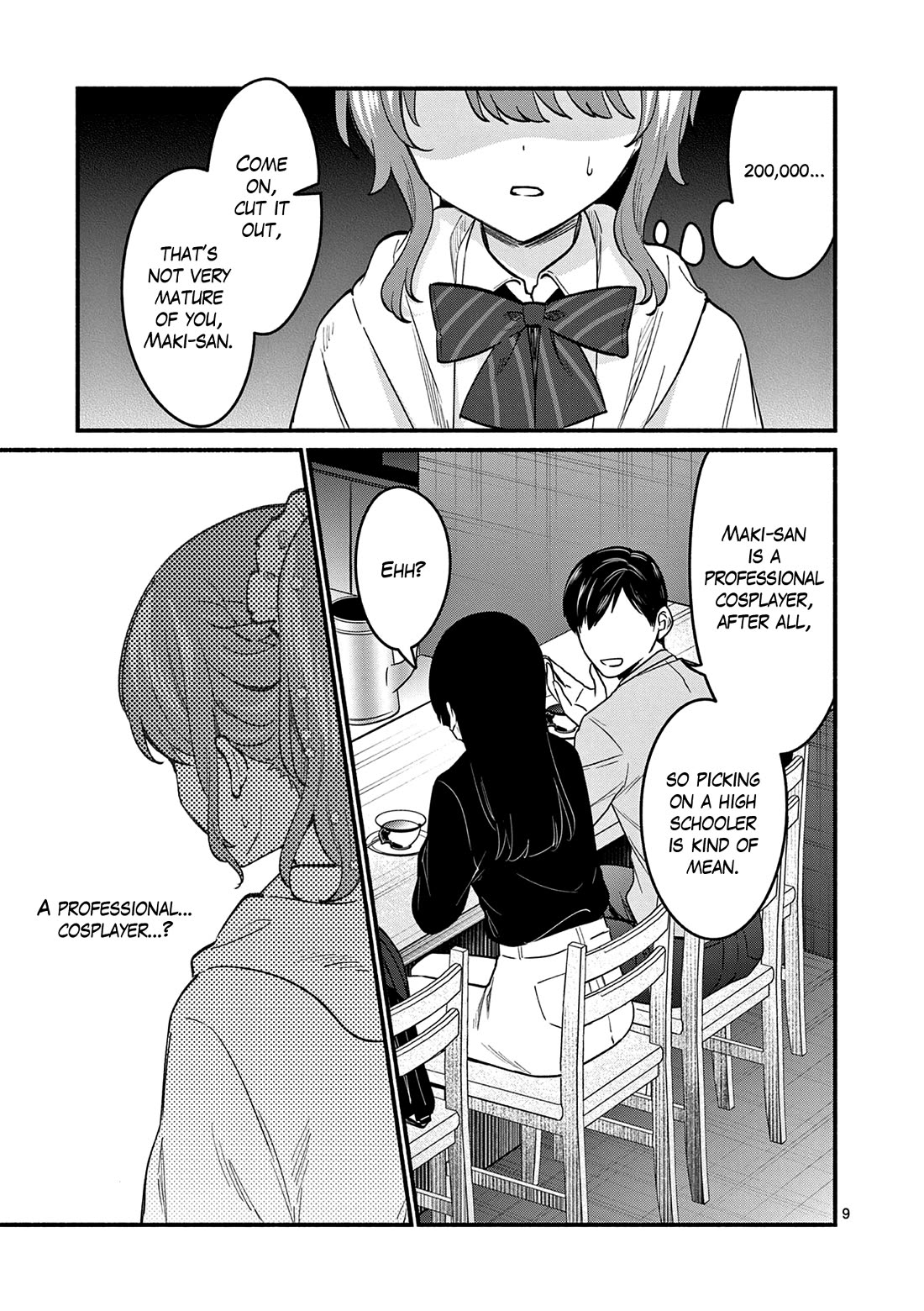 Shiotaiou no Sato-san ga Ore ni dake Amai chapter 85 page 9