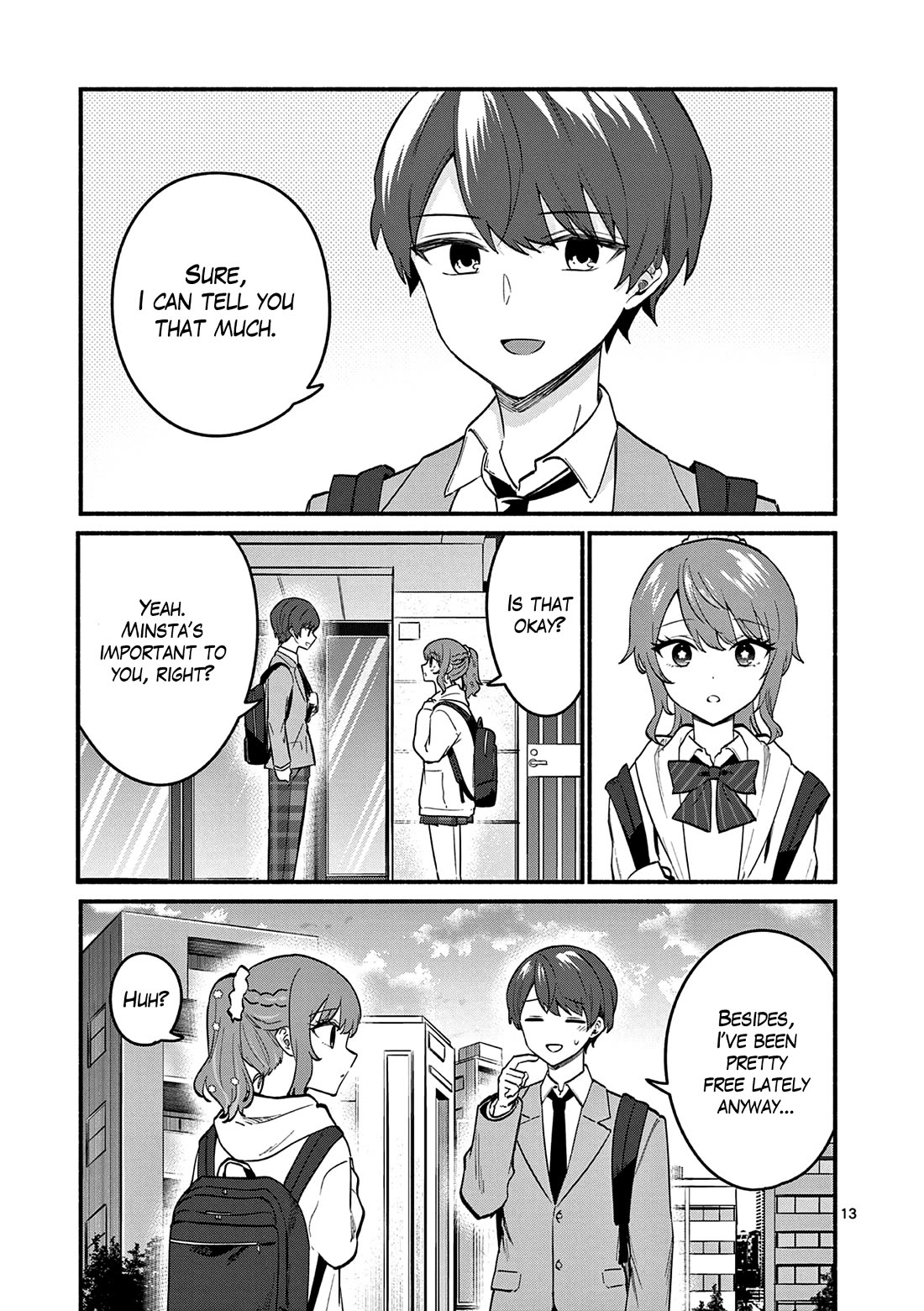 Shiotaiou no Sato-san ga Ore ni dake Amai chapter 86 page 13