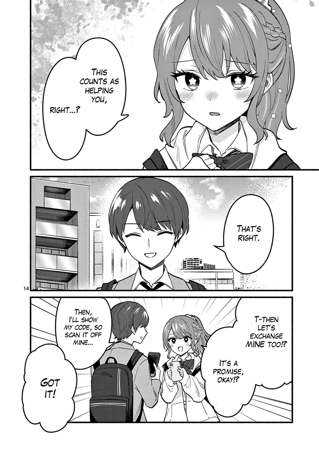 Shiotaiou no Sato-san ga Ore ni dake Amai chapter 86 page 14