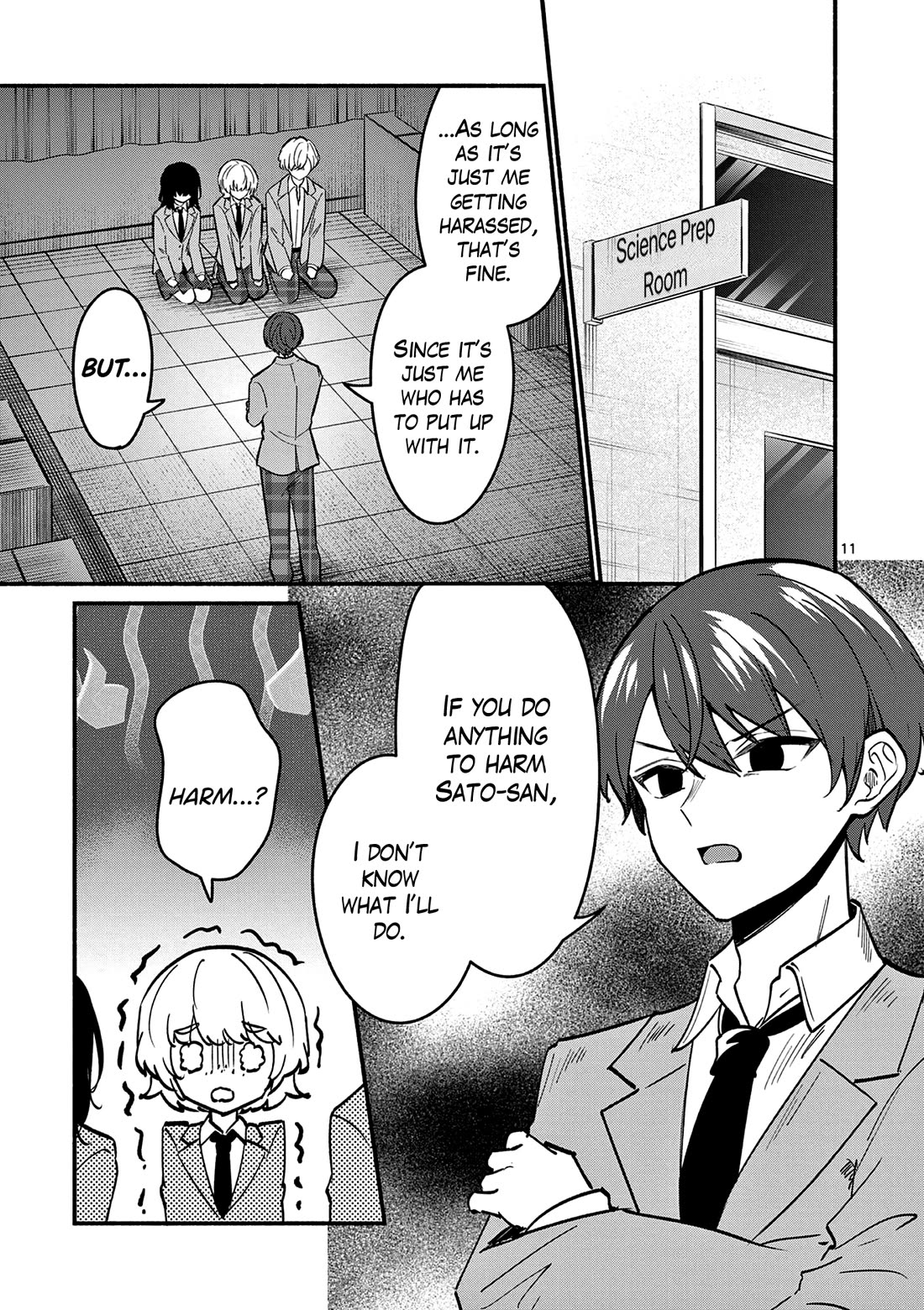 Shiotaiou no Sato-san ga Ore ni dake Amai chapter 87 page 11