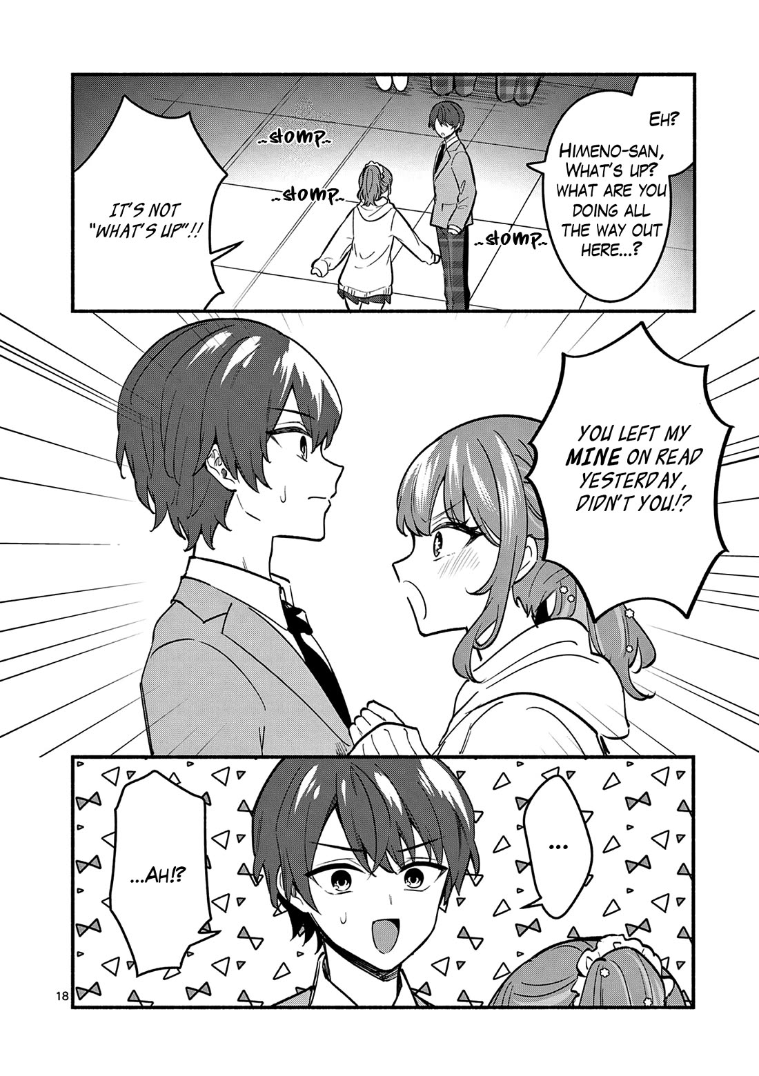 Shiotaiou no Sato-san ga Ore ni dake Amai chapter 87 page 18