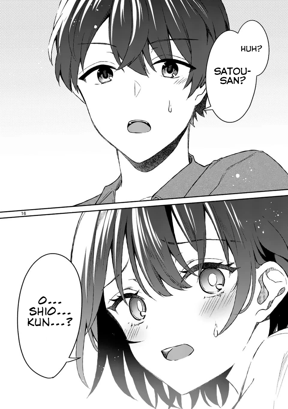 Shiotaiou no Sato-san ga Ore ni dake Amai chapter 9 page 16