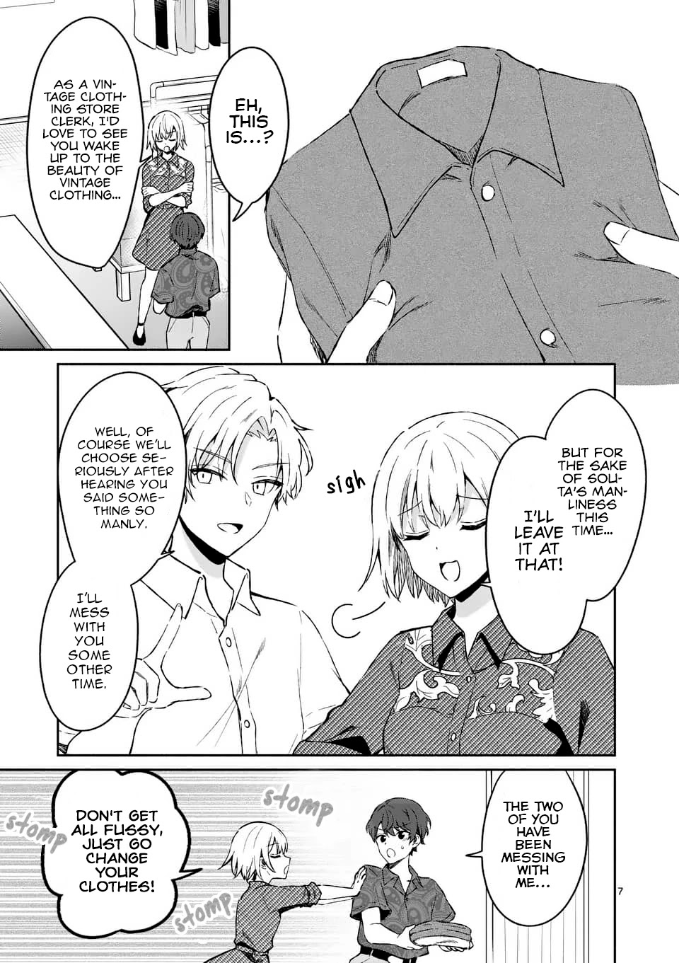 Shiotaiou no Sato-san ga Ore ni dake Amai chapter 9 page 7