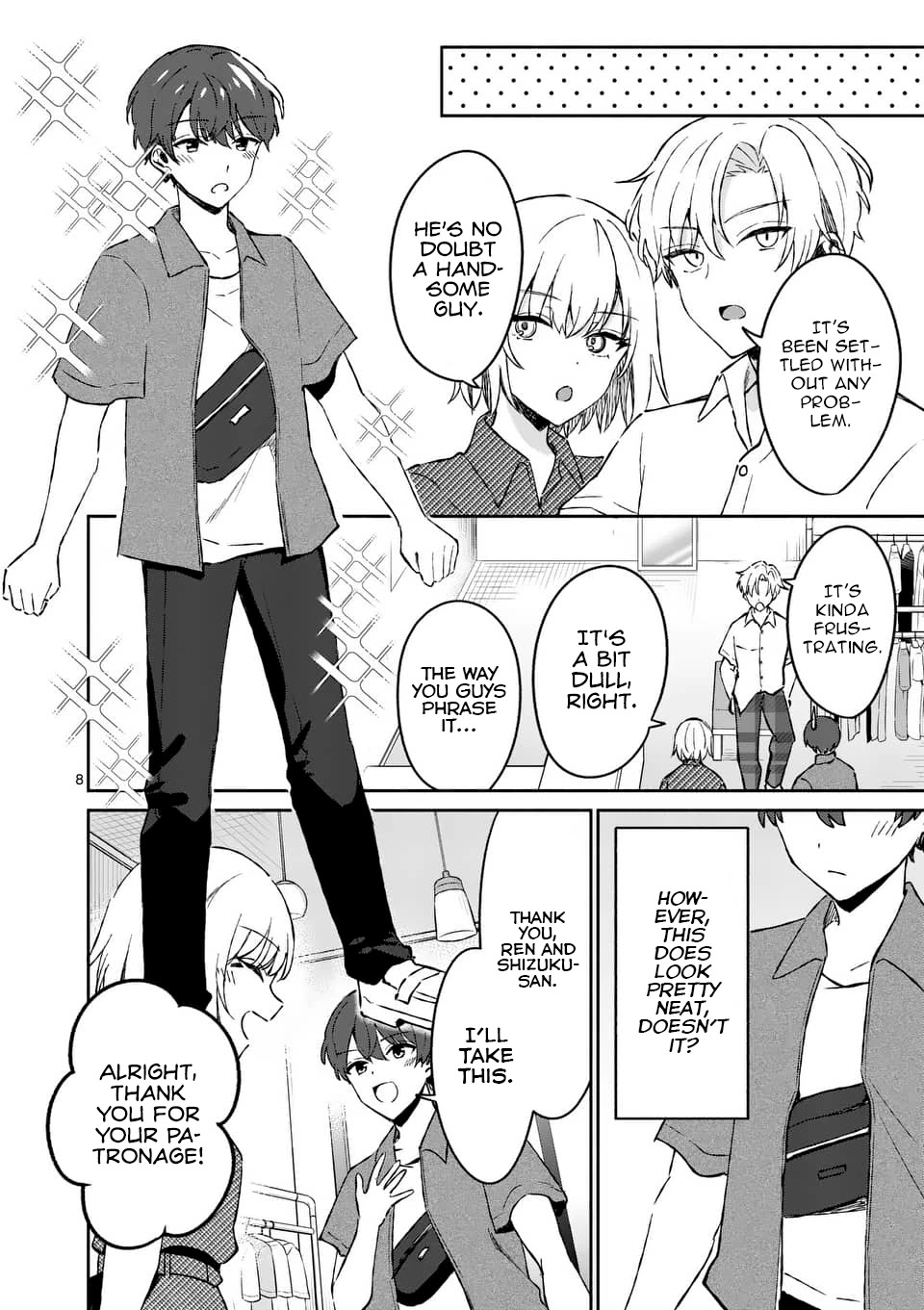 Shiotaiou no Sato-san ga Ore ni dake Amai chapter 9 page 8