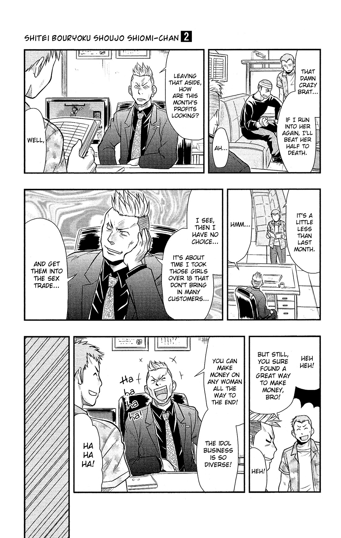 Shitei Bouryoku Shoujo Shiomi-chan chapter 11 page 19