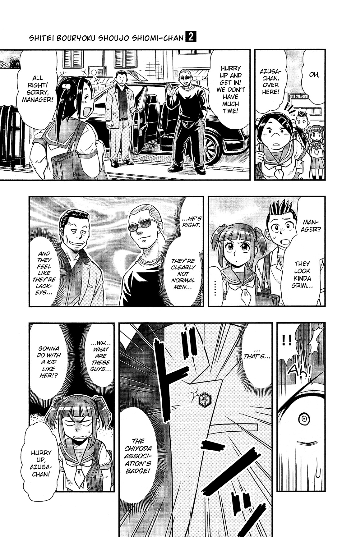 Shitei Bouryoku Shoujo Shiomi-chan chapter 11 page 9