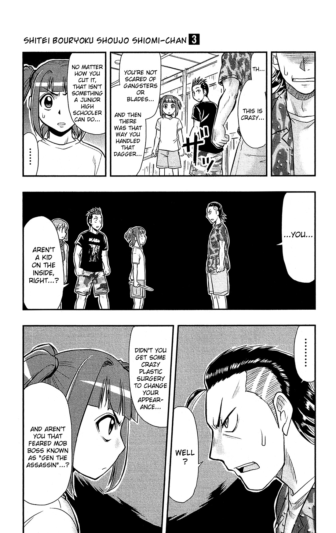 Shitei Bouryoku Shoujo Shiomi-chan chapter 13 page 22