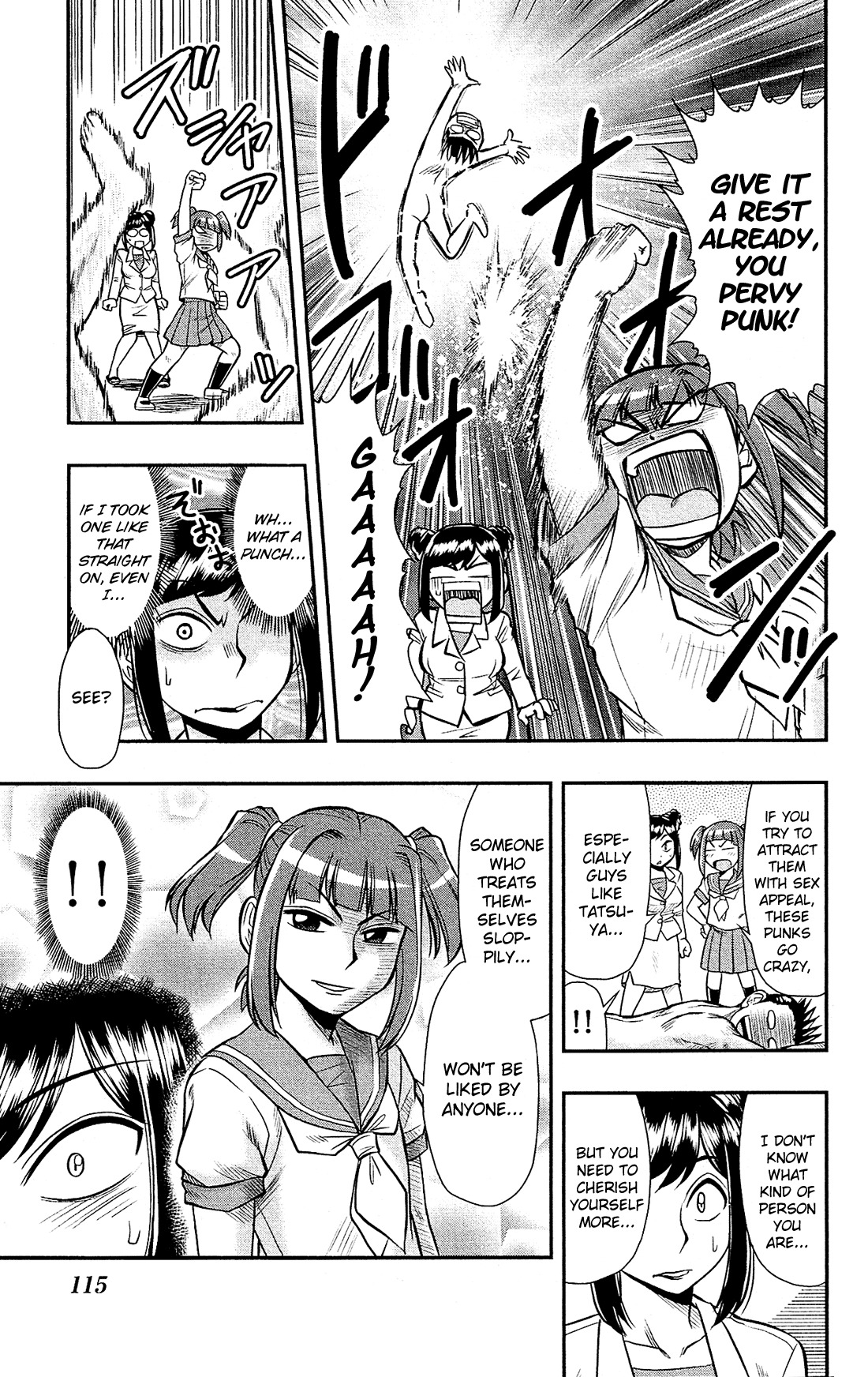 Shitei Bouryoku Shoujo Shiomi-chan chapter 16 page 8