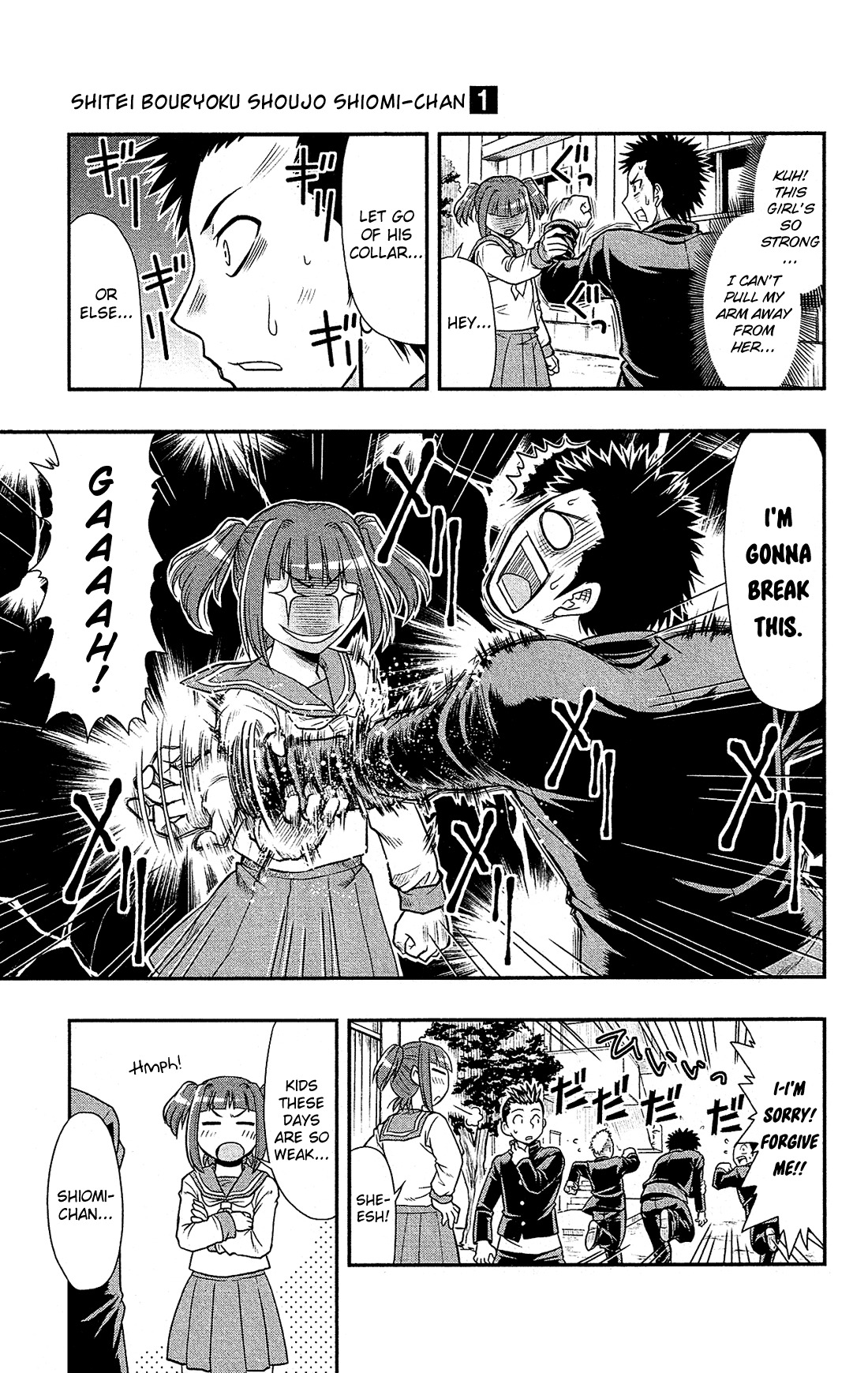 Shitei Bouryoku Shoujo Shiomi-chan chapter 2 page 26