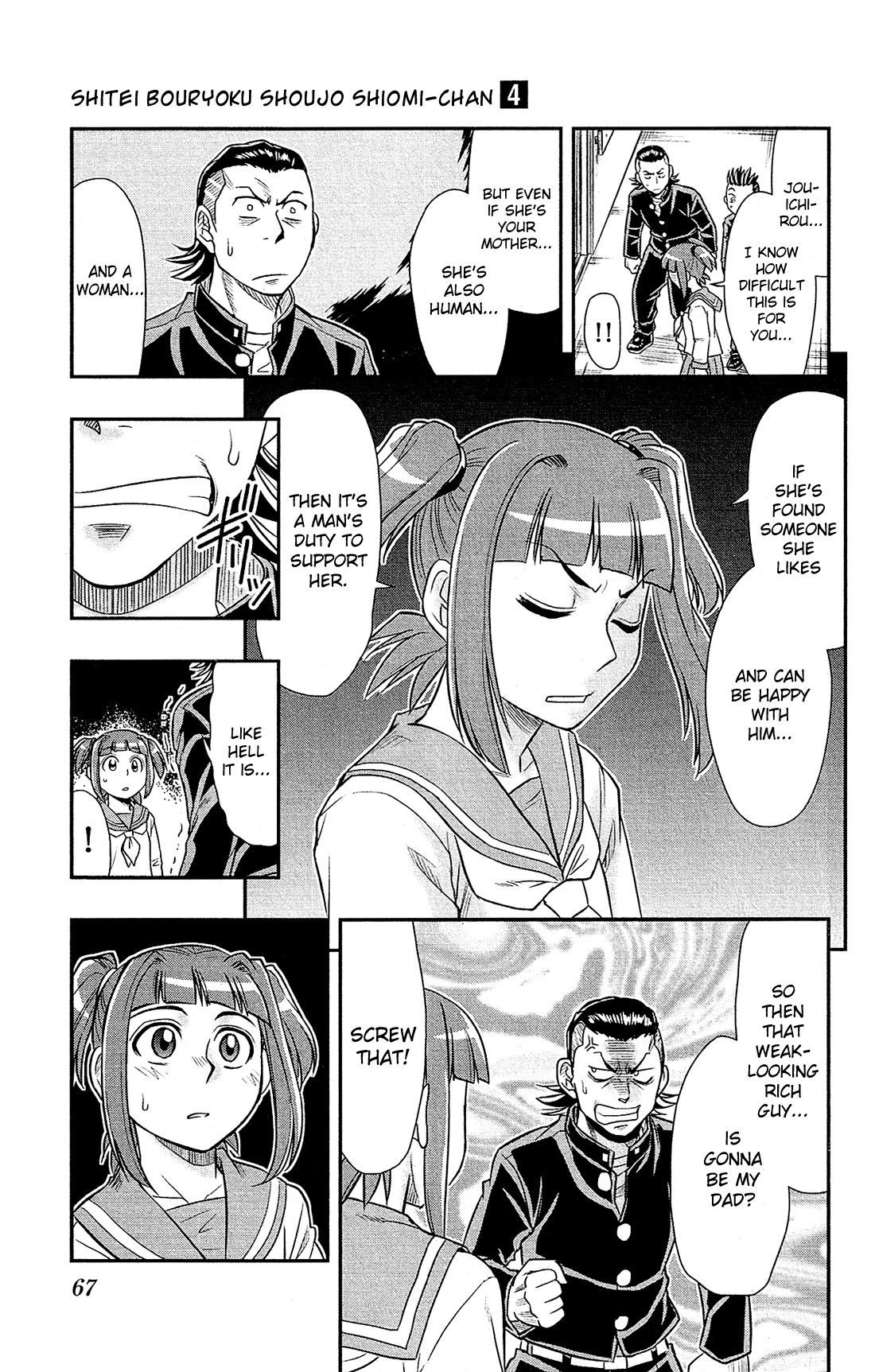 Shitei Bouryoku Shoujo Shiomi-chan chapter 20 page 14