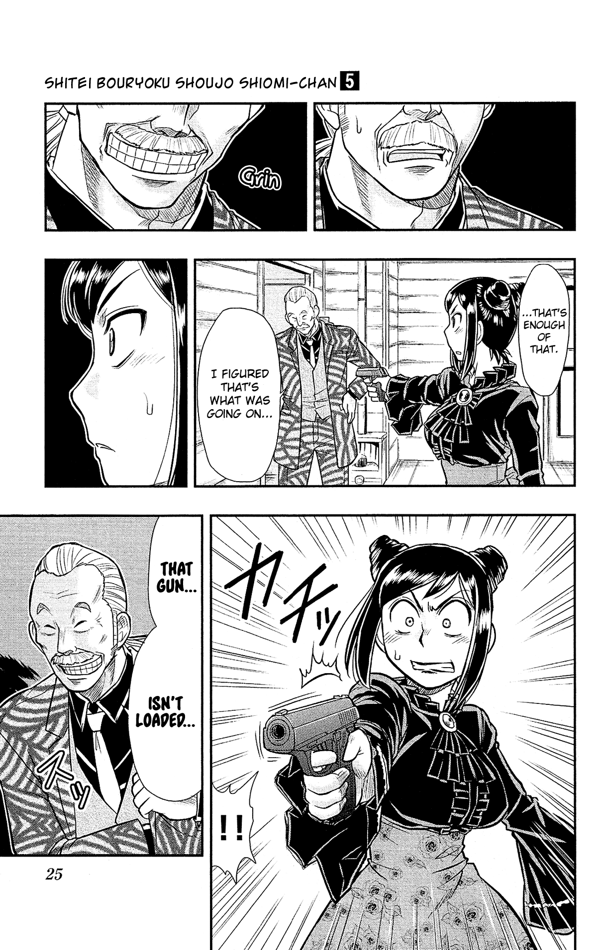 Shitei Bouryoku Shoujo Shiomi-chan chapter 25 page 25
