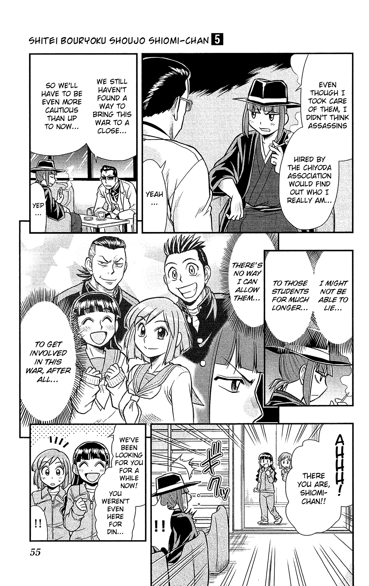 Shitei Bouryoku Shoujo Shiomi-chan chapter 26 page 21