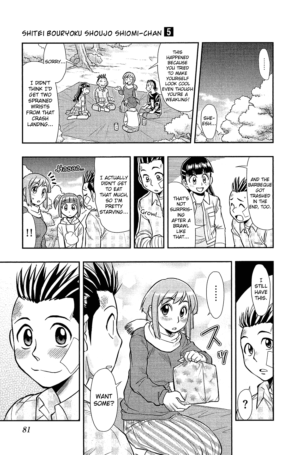 Shitei Bouryoku Shoujo Shiomi-chan chapter 27 page 26