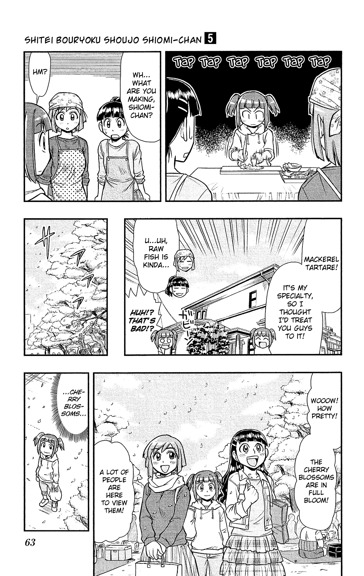 Shitei Bouryoku Shoujo Shiomi-chan chapter 27 page 8