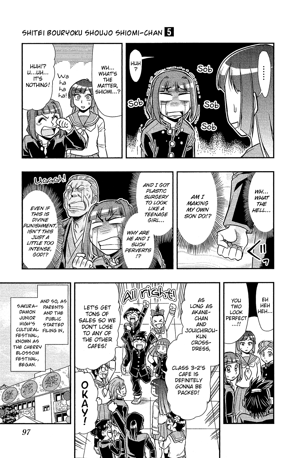 Shitei Bouryoku Shoujo Shiomi-chan chapter 28 page 16