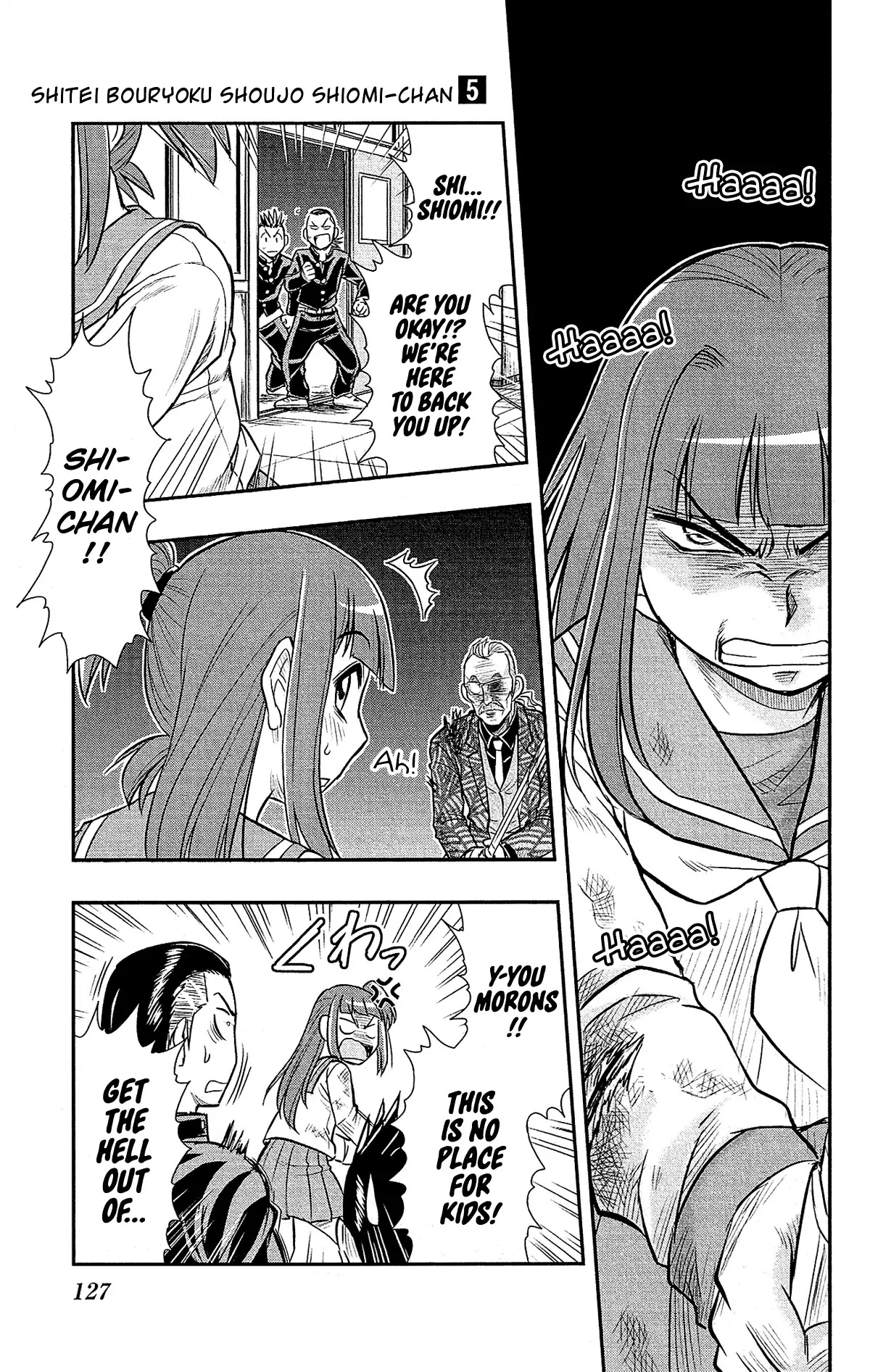 Shitei Bouryoku Shoujo Shiomi-chan chapter 29 page 19