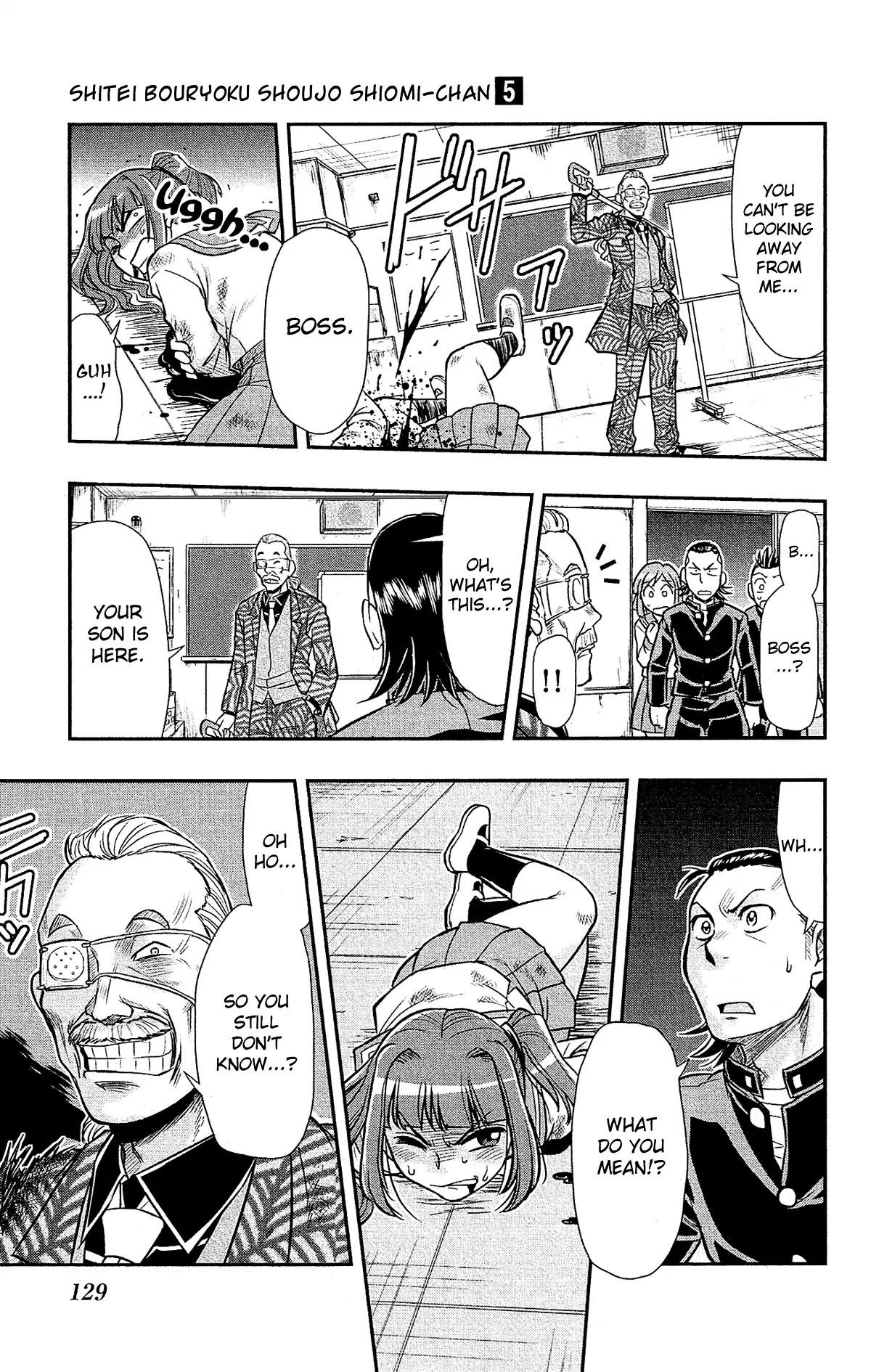 Shitei Bouryoku Shoujo Shiomi-chan chapter 29 page 21