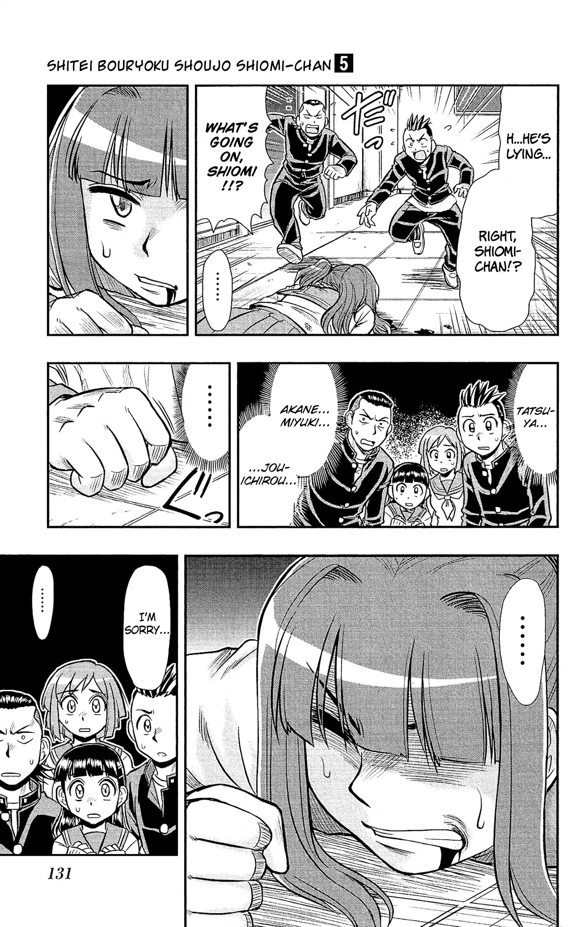 Shitei Bouryoku Shoujo Shiomi-chan chapter 29 page 23