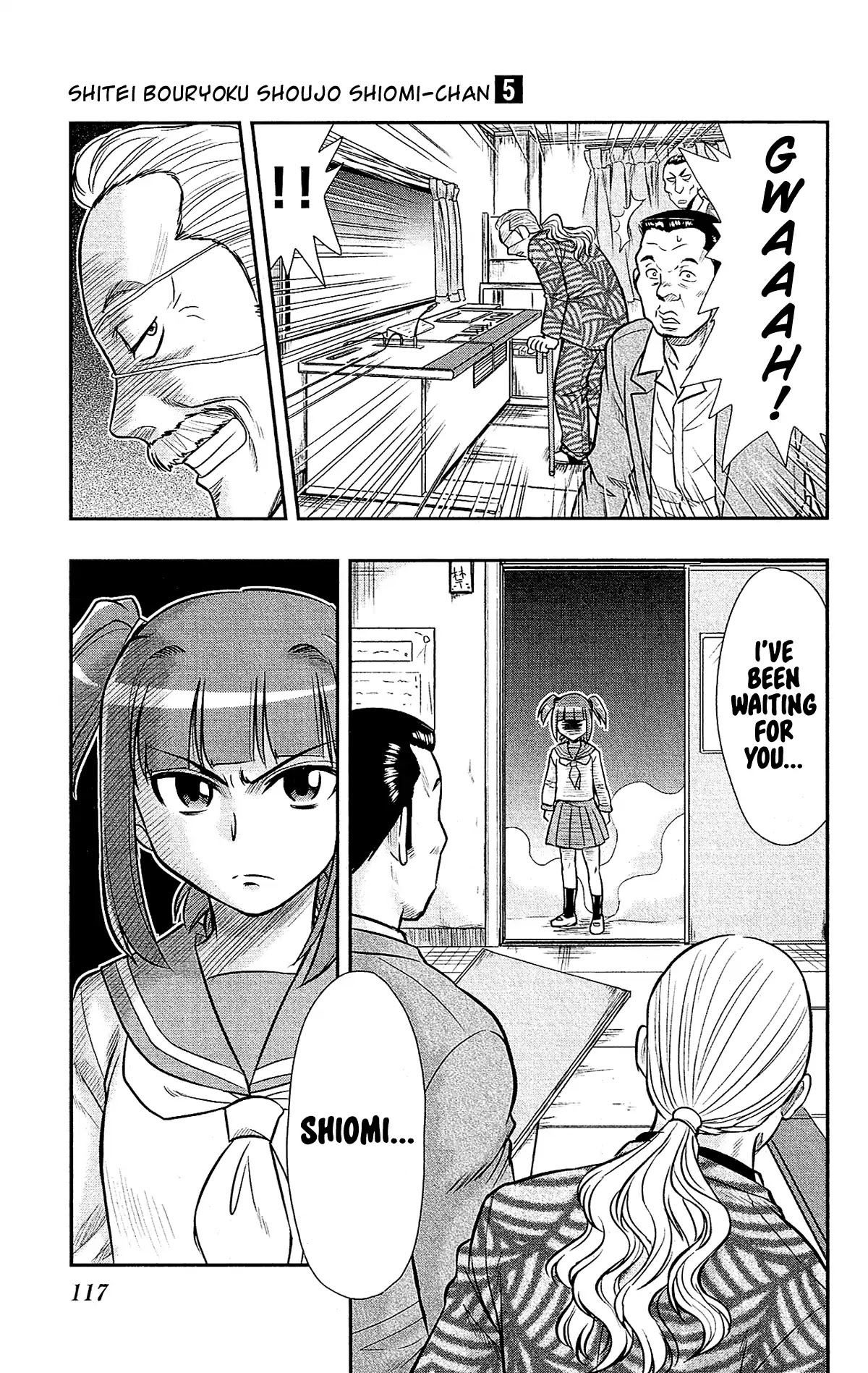 Shitei Bouryoku Shoujo Shiomi-chan chapter 29 page 9