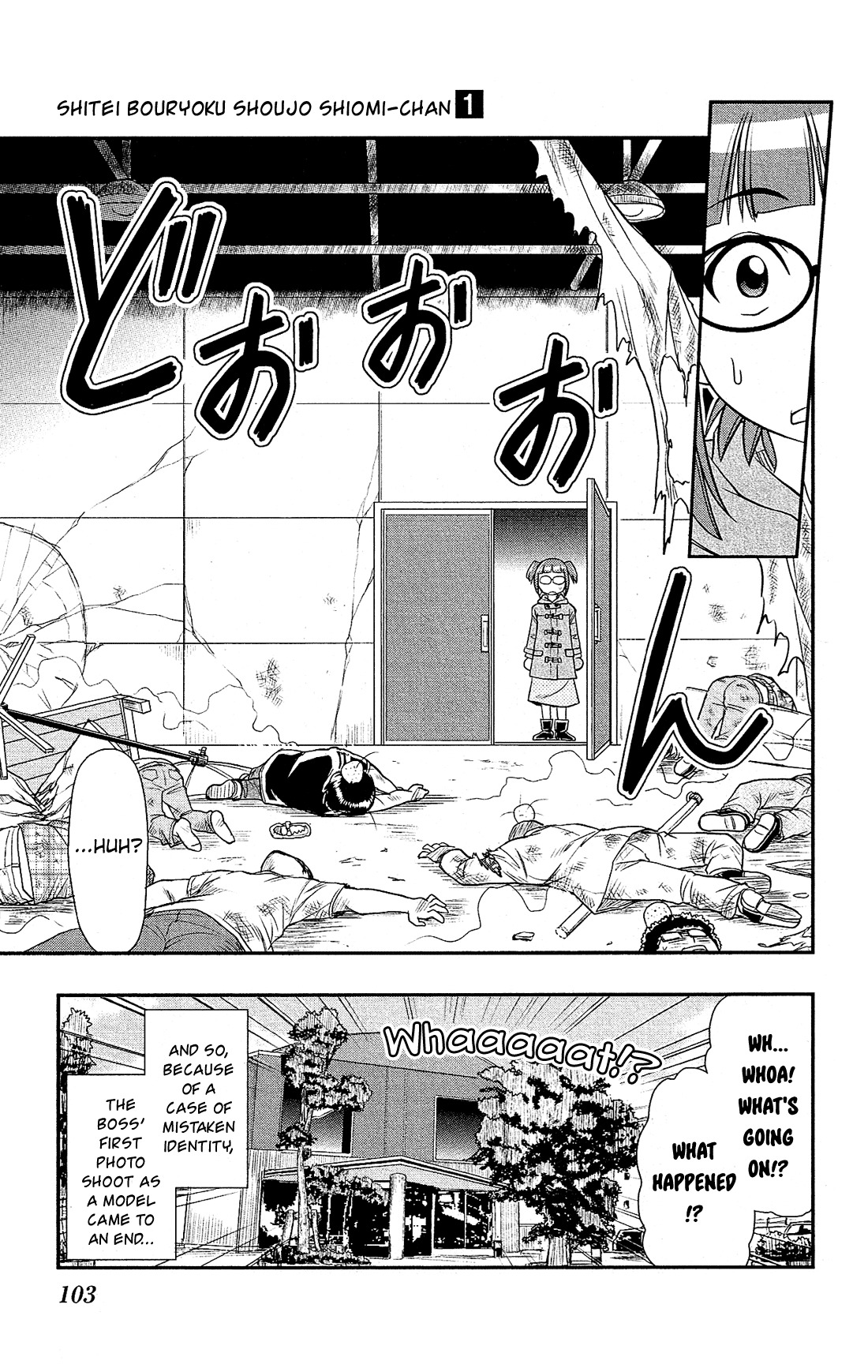 Shitei Bouryoku Shoujo Shiomi-chan chapter 3 page 28