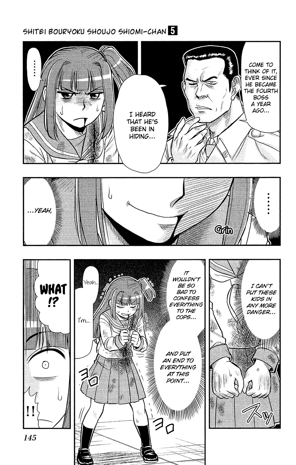 Shitei Bouryoku Shoujo Shiomi-chan chapter 30 page 10