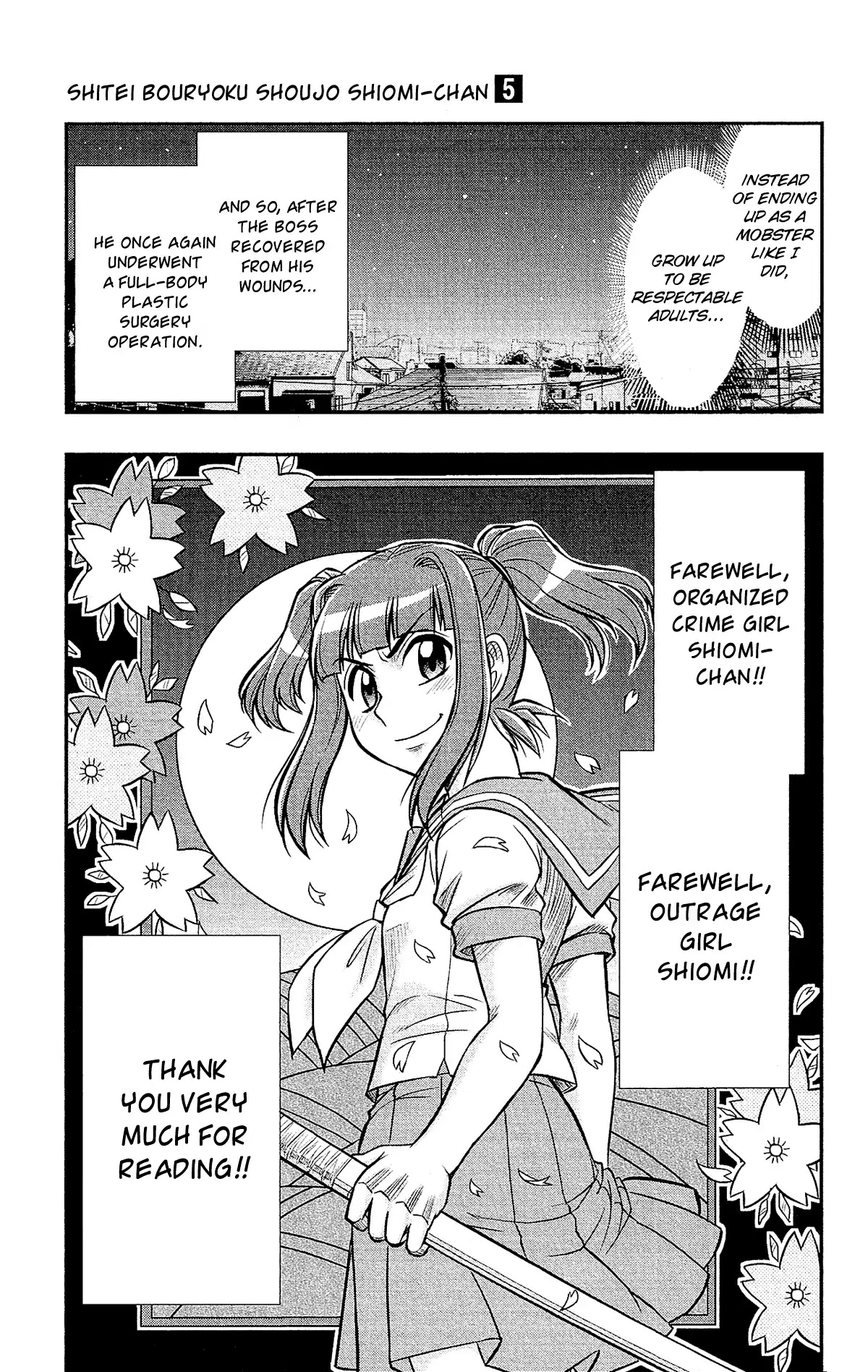 Shitei Bouryoku Shoujo Shiomi-chan chapter 30 page 22