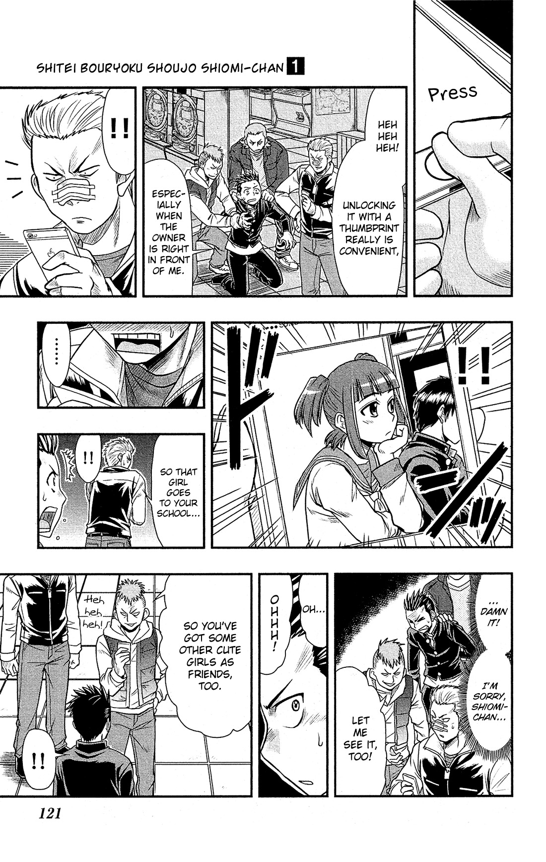 Shitei Bouryoku Shoujo Shiomi-chan chapter 4 page 18