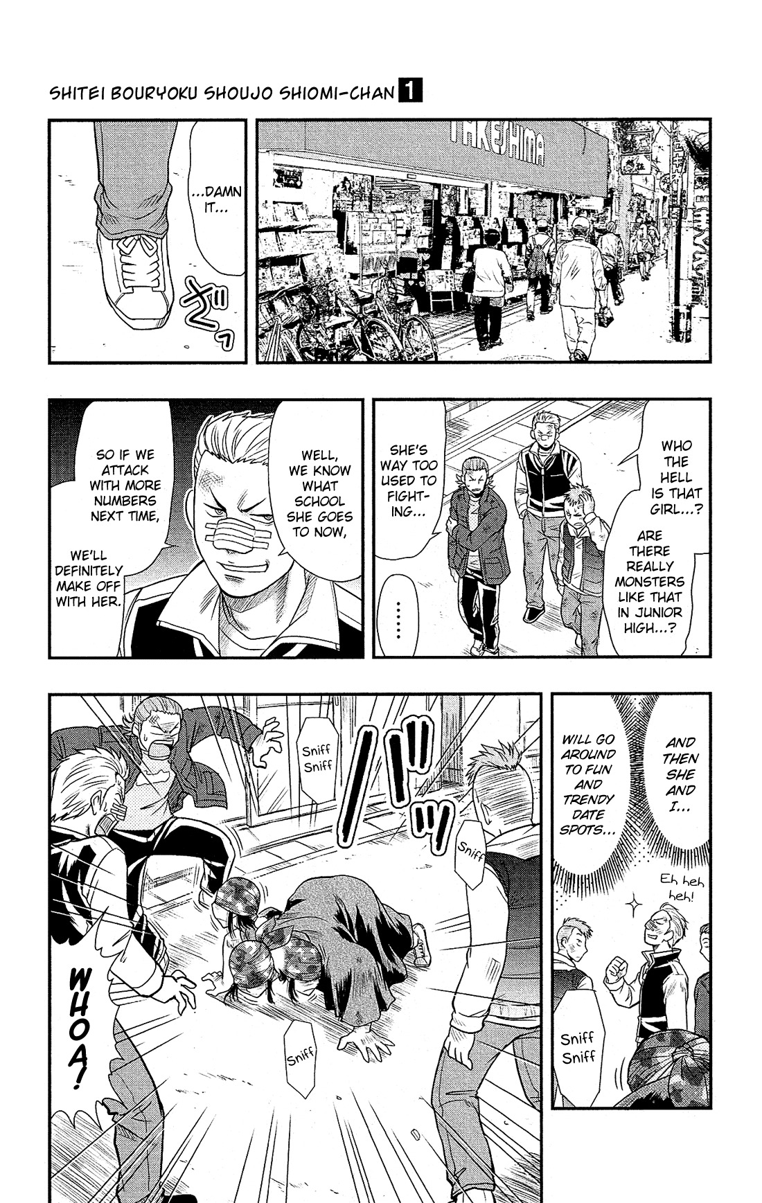 Shitei Bouryoku Shoujo Shiomi-chan chapter 4 page 28