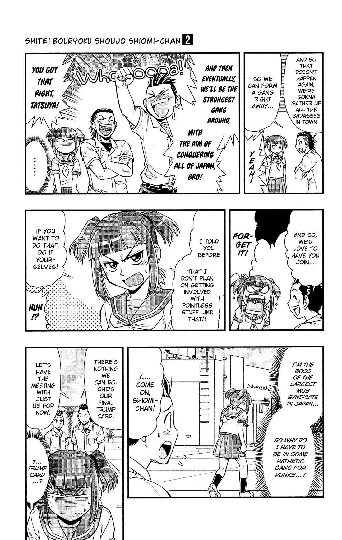 Shitei Bouryoku Shoujo Shiomi-chan chapter 8 page 6